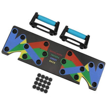 Load image into Gallery viewer, 9 in 1 Push Up Rack Board Men Women Comprehensive Fitness Exercise Push-up Stands Body Building Training System Home Equipment