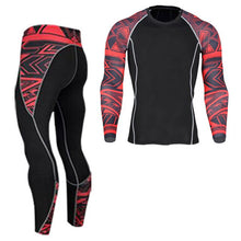Load image into Gallery viewer, Ski Underwear Set > Men's Winter Thermal Underwear  >Running Tights  suit  > Compressed Thermal Underwear Workout Clothes 4XL
