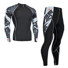 Load image into Gallery viewer, Ski Underwear Set > Men's Winter Thermal Underwear  >Running Tights  suit  > Compressed Thermal Underwear Workout Clothes 4XL