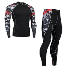Load image into Gallery viewer, Ski Underwear Set > Men's Winter Thermal Underwear  >Running Tights  suit  > Compressed Thermal Underwear Workout Clothes 4XL