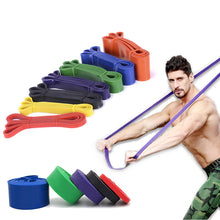 Load image into Gallery viewer, gym Rubber Resistance Bands Yoga Band Elastic Loop Crossfit Pilates Fitness Expander Pull up Strength Unisex Exercise Equipment