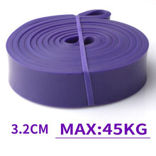 Load image into Gallery viewer, 208cm Pull Rope Resistance Bands Exercise Elastic Fitness Band Natural Latex Rubber Loop Band Workout Training Expander Pilates