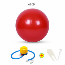 Load image into Gallery viewer, Sports Yoga Balls Bola Pilates Fitness Ball Gym Balance Fitball Exercise Pilates Workout Massage Ball with Pump 55cm 65cm 75cm