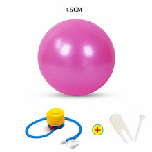 Load image into Gallery viewer, Sports Yoga Balls Bola Pilates Fitness Ball Gym Balance Fitball Exercise Pilates Workout Massage Ball with Pump 55cm 65cm 75cm