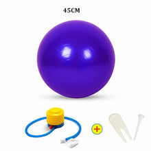 Load image into Gallery viewer, Sports Yoga Balls Bola Pilates Fitness Ball Gym Balance Fitball Exercise Pilates Workout Massage Ball with Pump 55cm 65cm 75cm