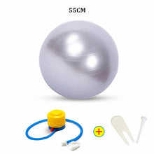 Load image into Gallery viewer, Sports Yoga Balls Bola Pilates Fitness Ball Gym Balance Fitball Exercise Pilates Workout Massage Ball with Pump 55cm 65cm 75cm
