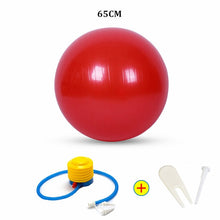 Load image into Gallery viewer, Sports Yoga Balls Bola Pilates Fitness Ball Gym Balance Fitball Exercise Pilates Workout Massage Ball with Pump 55cm 65cm 75cm