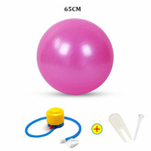 Load image into Gallery viewer, Sports Yoga Balls Bola Pilates Fitness Ball Gym Balance Fitball Exercise Pilates Workout Massage Ball with Pump 55cm 65cm 75cm