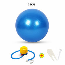 Load image into Gallery viewer, Sports Yoga Balls Bola Pilates Fitness Ball Gym Balance Fitball Exercise Pilates Workout Massage Ball with Pump 55cm 65cm 75cm
