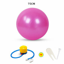 Load image into Gallery viewer, Sports Yoga Balls Bola Pilates Fitness Ball Gym Balance Fitball Exercise Pilates Workout Massage Ball with Pump 55cm 65cm 75cm