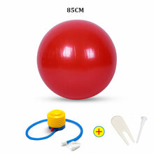 Load image into Gallery viewer, Sports Yoga Balls Bola Pilates Fitness Ball Gym Balance Fitball Exercise Pilates Workout Massage Ball with Pump 55cm 65cm 75cm