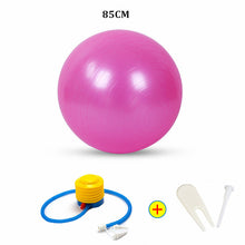 Load image into Gallery viewer, Sports Yoga Balls Bola Pilates Fitness Ball Gym Balance Fitball Exercise Pilates Workout Massage Ball with Pump 55cm 65cm 75cm
