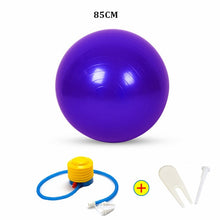 Load image into Gallery viewer, Sports Yoga Balls Bola Pilates Fitness Ball Gym Balance Fitball Exercise Pilates Workout Massage Ball with Pump 55cm 65cm 75cm