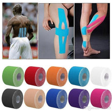 Load image into Gallery viewer, 11 color Tape Muscle Bandage 5cm*5m Elastic Adhesive Strain Injury muscle Sticker Sport Kinesiology Tape Roll Cotton