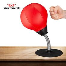 Load image into Gallery viewer, WorthWhile PU Desktop Boxing Ball Stress Relief Fighting Speed Reflex Training Punch Ball Muay Tai MMA Exercise Sports Equipment